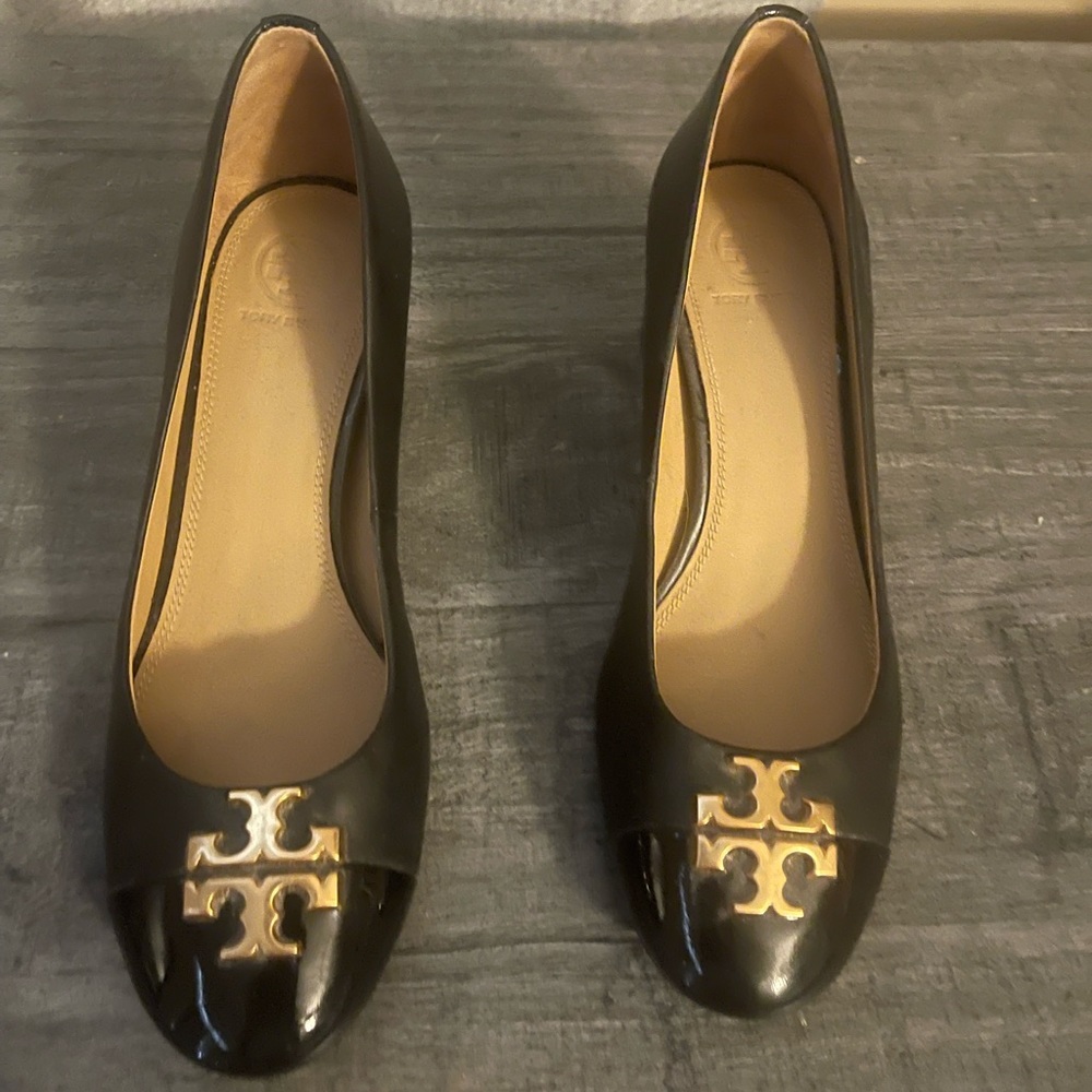 Tory Burch chunky Black Heels